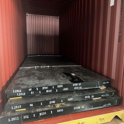 1.2312 การแปรรูปง่าย พลาสติก โมล์ทองเหลืองแผ่นแผ่นเหล็กสแตนเลส