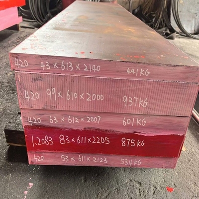 เครื่องมือแม่พิมพ์งานเย็น D3 50 มม. แผ่นเหล็กกลึง 1.2080 / Cr12